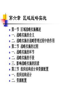 公共部门战略管理第六章