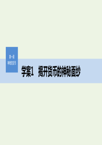（非课改地区专用）2019-2020版高中政治 第一单元 生活与消费 第一课 揭开货币的神秘面纱课件
