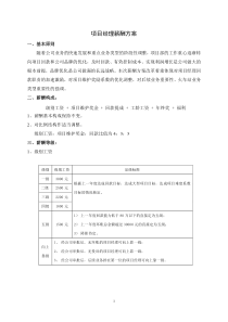 项目经理薪酬方案细则