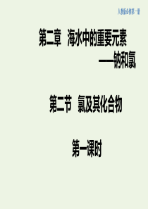 新教材高中化学 2.2.1 氯气的性质课件（1）新人教版必修第一册