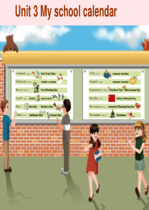 五年级英语下册 Unit3 My school calendar（Part A let learn）