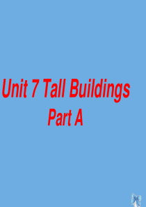 五年级英语下册 Unit 7 Tall Buildings Part A课件3 闽教版（三起）