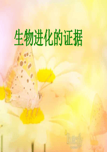 五年级科学下册 第11课《寻找进化的证据》课件1 冀教版