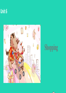 四年级英语下册 Unit 6 Shopping（第1课时）课件 人教PEP版