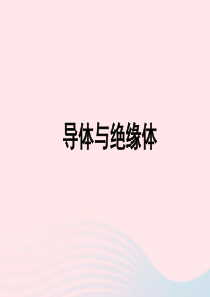 四年级科学下册 1 电 5 导体与绝缘体课件3 教科版