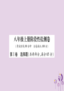 四川省南充市2019中考英语二轮复习 第一部分 教材知识梳理篇 八上 全册综合练课件 人教新目标版