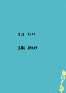 山东省青岛市2018年中考地理 七下 第6章 认识大洲（第2课时）复习课件