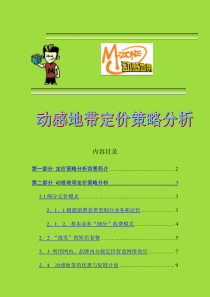 动感地带定价策略分析