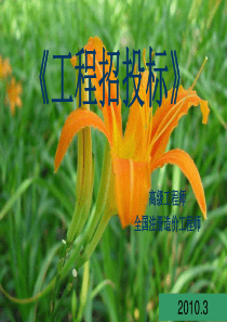 监理招标招标代理从业人员培训