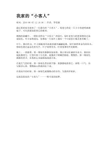 我家的“小客人”