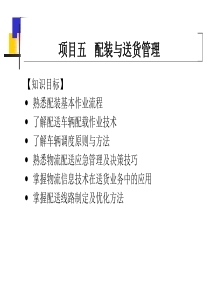 项目配送管理