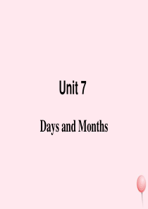 七年级英语上册 Unit 7 Days and Months Lesson 40 When Is Y