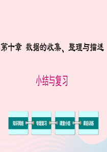 七年级数学下册 第十章 数据的收集、整理与描述小结与复习教学课件 （新版）新人教版