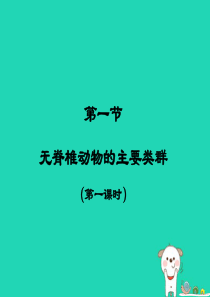 七年级生物上册 2.2.1 无脊椎动物的主要类群第一课时课件 （新版）济南版