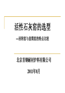 首钢耐材炉料公司套筒窑项目介绍