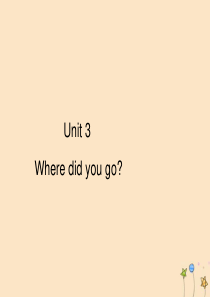 六年级英语下册 Unit 3 Where did you go Part A习题课件 人教PEP版