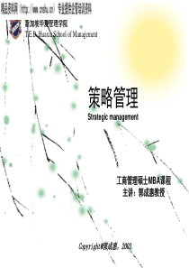 华夏管理政策与企业战略