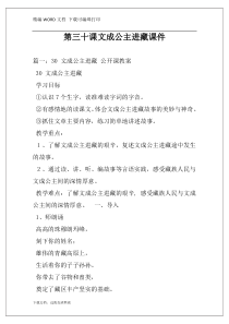 第三十课文成公主进藏课件