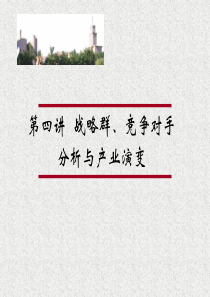 南开MBA战略管理-产业演变