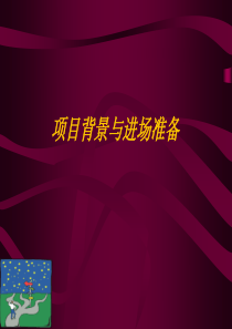 项目背景与进场准备