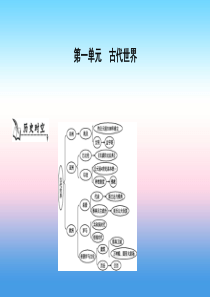 九年级历史上册《第一单元 古代世界》单元导学课件 中华书局版