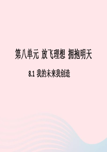 九年级道德与法治下册 第八单元 放飞理想 拥抱明天 8.1 我的未来我创造 第1框 职业理想与社会分