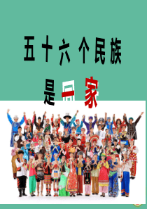 九年级道德与法治上册 第一单元 认识国情 爱我中华 1.2 民族团结 国家统一 第1框《五十六个民族