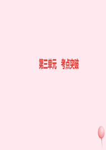 九年级道德与法治上册 第三单元 文明与家园考点突破习题课件 新人教版