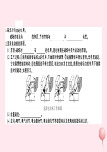 贵州省2019秋九年级物理全册 第8讲 电动机 发电机习题课件（新版）新人教版