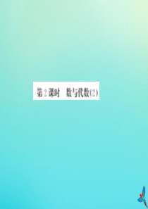 二年级数学下册 总复习 第2课时 数与代数（2）习题课件 北师大版