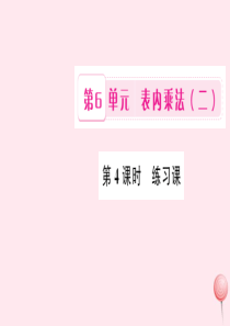 二年级数学上册 6 表内乘法（二）第4课时 练习课课件 新人教版