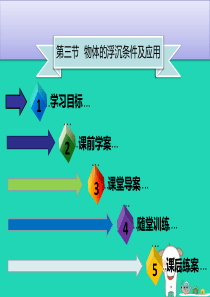 八年级物理下册 第十章 第三节 物体的浮沉条件及应用（第1课时）习题课件 （新版）新人教版