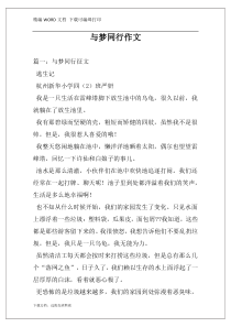 与梦同行作文