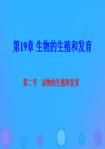 八年级生物上册 19.2《动物的生殖和发育》课件3 （新版）北师大版