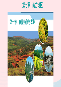 八年级地理下册 7.1 自然特征与农业课件 （新版）新人教版