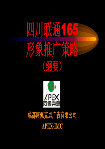 四川联通165形象推广策略