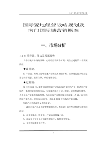 国际置地经营战略规划及南门国际城行销概