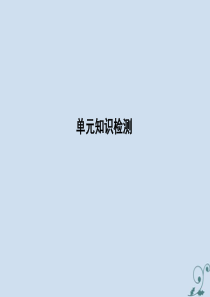 2021版高考英语大一轮复习 Unit 1 Friendship单元知识检测课件 新人教版必修1