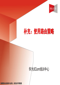 基于策略的路由选择