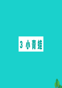 2020一年级语文下册 识字（一）3小青蛙课件 新人教版