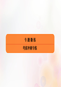 2020年高考政治二轮复习 考前冲刺 专练十一 依据（理由）类试题课件