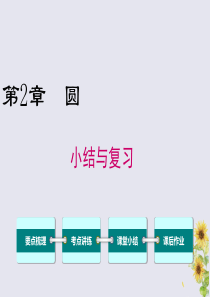 2020年春九年级数学下册 第2章 圆小结与复习课件（新版）湘教版
