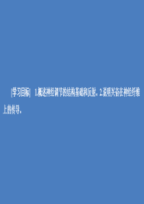 2020高中生物 第2章 动物和人体生命活动的调节 第1节 通过神经系统的调节（Ⅰ）课件 新人教版必