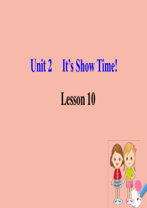 2020版七年级英语下册 Unit 2 It’s Show Time Lesson 10 Music
