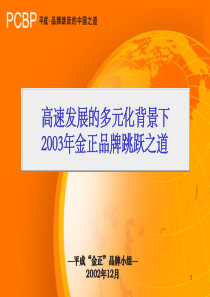 广州平成－金正品牌战略（PPT43页）