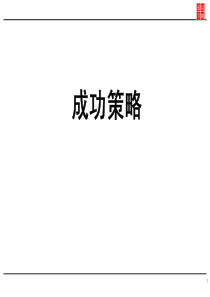 成功策略