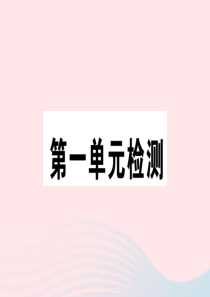 2019秋八年级历史上册 第一单元 中国开始沦为半殖民地半封建社会检测习题课件 新人教版