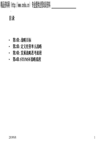 战略分析框架分析报告