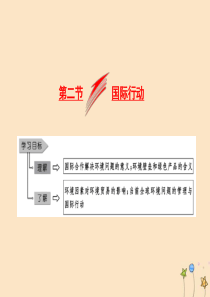 2019年高中地理 第四单元 环境管理与全球行动 第二节 国际行动课件 鲁教版选修6