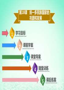 2019年春七年级历史下册 第三单元 统一多民族国家的巩固与发展 第18课 统一多民族国家的巩固和发